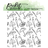 Picket Fence Studios Dancing in the Rain 4x4 Inch Clear Stamps (BB-181) (OUTLET)