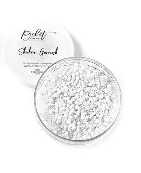 Picket Fence Studios Shaker Garnish Opaque White (SG-118) (OUTLET) Picket Fence Studios Shaker Garnish Opaque White (SG-118) (OUTLET)