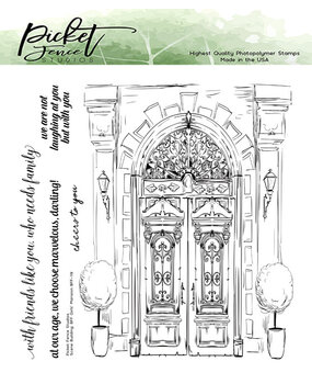 Picket Fence Studios Scene Building: BFF Girls' Mansion 6x6 Inch Clear Stamps (BFF-119) (OUTLET) Picket Fence Studios Scene Building: BFF Girls' Mansion 6x6 Inch Clear Stamps (BFF-119) (OUTLET)