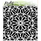 Picket Fence Studios Retro Burst 6x6 Inch Stencil (SC-297) (OUTLET)