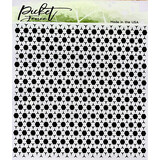 Picket Fence Studios Hexagon Randomness 6x6 Inch Stencil (SC-299) (OUTLET)