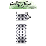 Picket Fence Studios Scene Building Dies: Gate and Fencing 3x4 Inch Metal Dies (PFSD-273) (OUTLET)