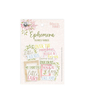 P13 Believe in Fairies Ephemera Frames and Words (13pcs) (P13-BIF-37) (OUTLET) P13 Believe in Fairies Ephemera Frames and Words (13pcs) (P13-BIF-37) (OUTLET)