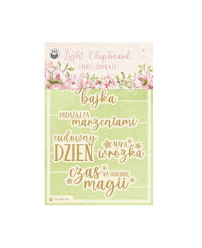 P13 Believe in Fairies Light Chipboard Embellishments POL (7pcs) (P13-BIF-54) (OUTLET) P13 Believe in Fairies Light Chipboard Embellishments POL (7pcs) (P13-BIF-54) (OUTLET)
