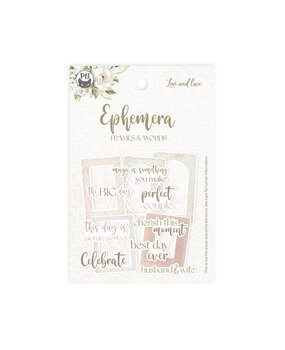 P13 Love and Lace Ephemera Frames and Words (13pcs) (P13-LAL-37) (OUTLET) P13 Love and Lace Ephemera Frames and Words (13pcs) (P13-LAL-37) (OUTLET)