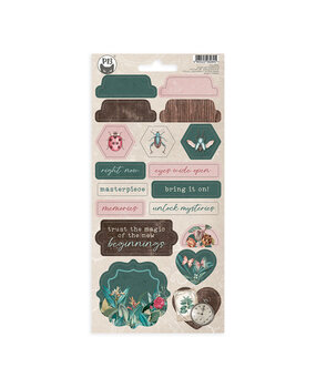 P13 Naturalist Chipboard Stickers 03 (18pcs) (P13-NAT-36) (OUTLET) P13 Naturalist Chipboard Stickers 03 (18pcs) (P13-NAT-36) (OUTLET)