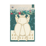 P13 Naturalist Light Chipboard Embellishments Shaker Base Bug (1pcs) (P13-NAT-49) (OUTLET)