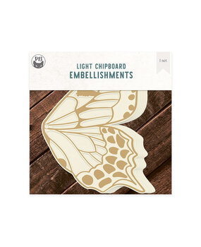 P13 Naturalist Light Chipboard Embellishments 6x6 Inch Album Base (P13-NAT-57) (OUTLET)