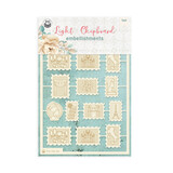 P13 Travel Journal Light Chipboard Embellishments 06 (17pcs) (P13-TRJ-49) (OUTLET)