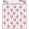 Nellie Snellen Mixed Media Stencil Hugs Chicken (MMS4K-088) (OUTLET)