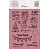 Nellie Snellen Golden Gifts Clear Stamp Celebrations (NSCS028) (OUTLET)