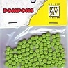 Nellie Snellen Pompons Mini 3mm Lime (100pcs) (POM007) (OUTLET)