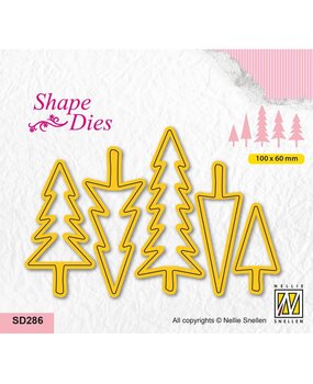 Nellie Snellen Shape Dies Christmas Trees (SD286) (OUTLET) Nellie Snellen Shape Dies Christmas Trees (SD286) (OUTLET)