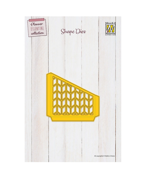 Nellie Snellen Shape Die Planner Essential Corner Pouch Chevron (SD312) (OUTLET)