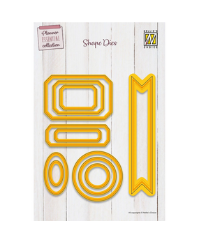 Nellie Snellen Shape Die Planner Essential Cutting & Embossing Labels (SD317) (OUTLET)