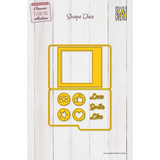 Nellie Snellen Shape Die Planner Essential Polaroid & Archives (SD319) (OUTLET)