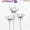 Nellie Snellen Silhouette Clear Stamps Flower 15 (SIL031) (OUTLET)