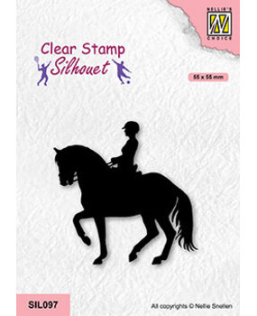 Nellie Snellen Silhouette Clear Stamps Equestrian Sport (SIL097) (OUTLET)