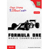 Nellie Snellen Silhouette Clear Stamps Formula One Serie 2 (SIL103) (OUTLET)