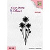 Nellie Snellen Silhouette Clear Stamps Flowers 18 (SIL105) (OUTLET)