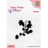Nellie Snellen Silhouette Clear Stamps Maple Branch (SIL113) (OUTLET)