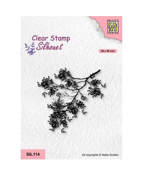 Nellie Snellen Silhouette Clear Stamps Acacia Branch (SIL114) (OUTLET) Nellie Snellen Silhouette Clear Stamps Acacia Branch (SIL114) (OUTLET)