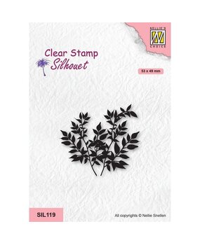 Nellie Snellen Silhouette Clear Stamps Ficus (SIL119) (OUTLET) Nellie Snellen Silhouette Clear Stamps Ficus (SIL119) (OUTLET)