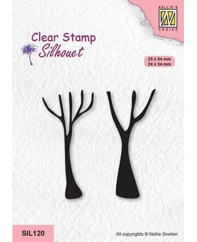 Nellie Snellen Silhouette Clear Stamps Tree Trunks (SIL120) (OUTLET) Nellie Snellen Silhouette Clear Stamps Tree Trunks (SIL120) (OUTLET)