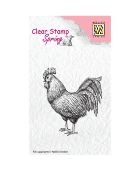 Nellie Snellen Spring Clear Stamps Rooster (SPCS005) (OUTLET) Nellie Snellen Spring Clear Stamps Rooster (SPCS005) (OUTLET)