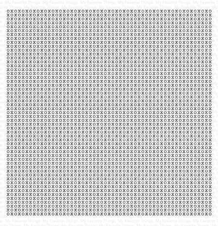 My Favorite Things X's and O's Background Rubber Stamp (BG-160) (OUTLET) My Favorite Things X's and O's Background Rubber Stamp (BG-160) (OUTLET)