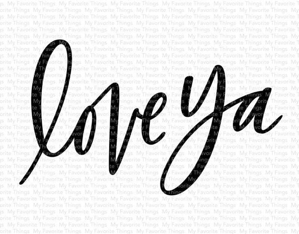 My Favorite Things Love Ya Clear Stamps (CS-633) (OUTLET) My Favorite Things Love Ya Clear Stamps (CS-633) (OUTLET)