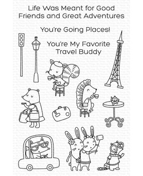 My Favorite Things Travel Buddies Clear Stamps (CS-658) (OUTLET) My Favorite Things Travel Buddies Clear Stamps (CS-658) (OUTLET)