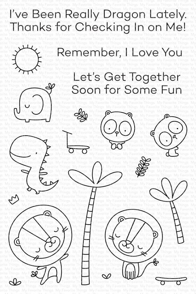 My Favorite Things Jungle Fun Clear Stamps (CS-677) (OUTLET) My Favorite Things Jungle Fun Clear Stamps (CS-677) (OUTLET)