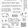 My Favorite Things Farm-tastic Friends Clear Stamps (CS-700) (OUTLET)
