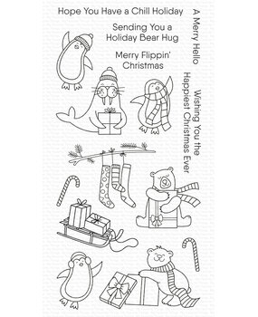 My Favorite Things Chill Holiday Clear Stamps (CS-726) (OUTLET)