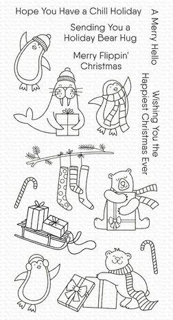 My Favorite Things Chill Holiday Clear Stamps (CS-726) (OUTLET)