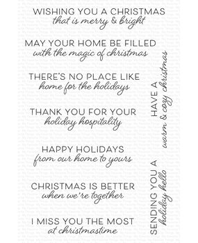 My Favorite Things Home for the Holidays Clear Stamps (CS-731) (OUTLET) My Favorite Things Home for the Holidays Clear Stamps (CS-731) (OUTLET)