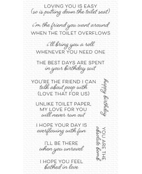 My Favorite Things Bathroom Banter Clear Stamps (CS-764) (OUTLET) My Favorite Things Bathroom Banter Clear Stamps (CS-764) (OUTLET)