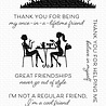 My Favorite Things At the Movies Friendship Clear Stamps (CS-776) (OUTLET)