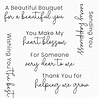 My Favorite Things Word Bouquet Clear Stamps (CS-780) (OUTLET)