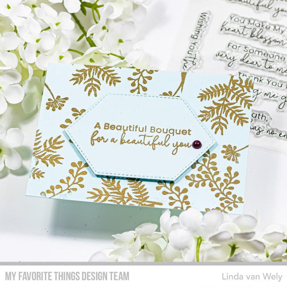 My Favorite Things Word Bouquet Clear Stamps (CS-780) (OUTLET)