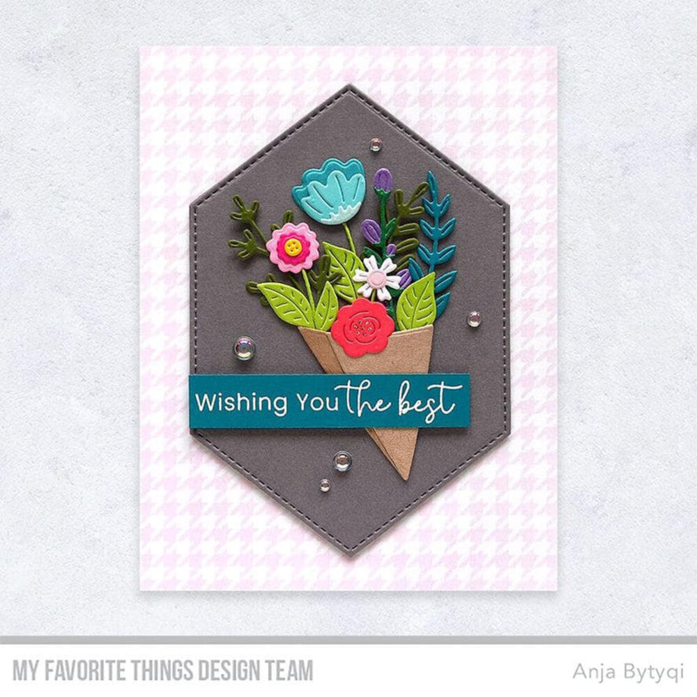 My Favorite Things Word Bouquet Clear Stamps (CS-780) (OUTLET)