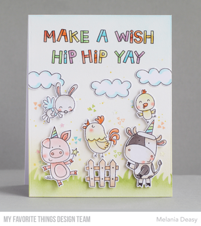 My Favorite Things Hip Hip Yay Day Clear Stamps (MSTN-005) (OUTLET)