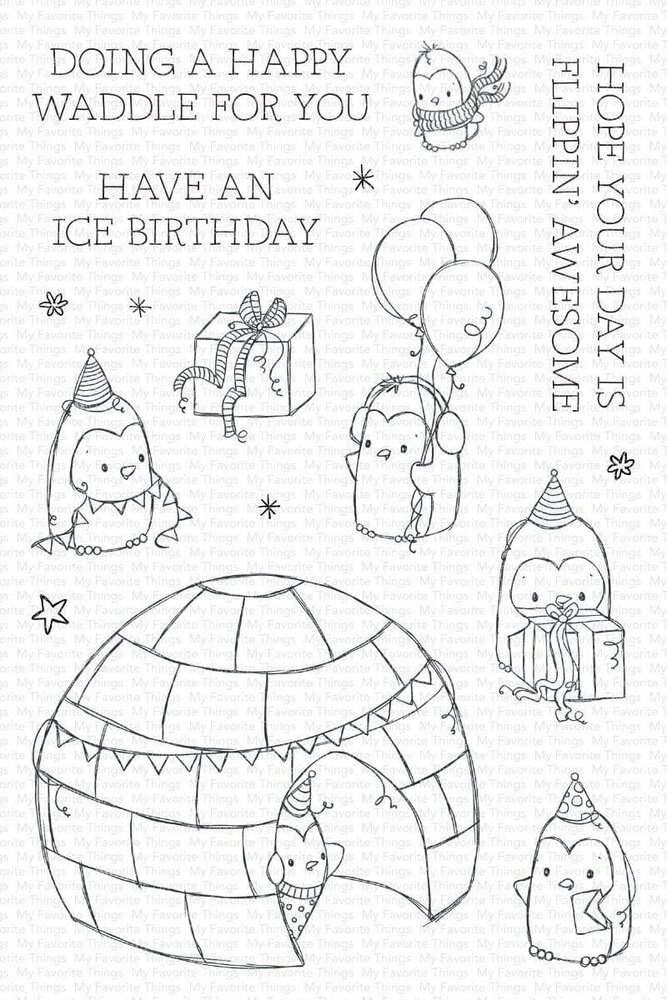 My Favorite Things Happy Waddle Clear Stamps (RAM-023) (OUTLET) My Favorite Things Happy Waddle Clear Stamps (RAM-023) (OUTLET)