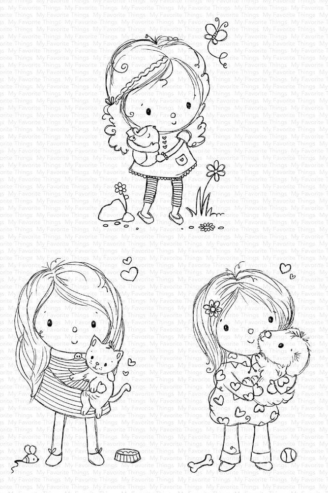 My Favorite Things Best Friend Furever Clear Stamps (RAM-026) (OUTLET)