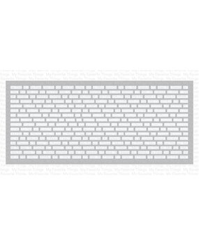 My Favorite Things Slimline English Brick Wall Stencil (ST-160) (OUTLET) My Favorite Things Slimline English Brick Wall Stencil (ST-160) (OUTLET)