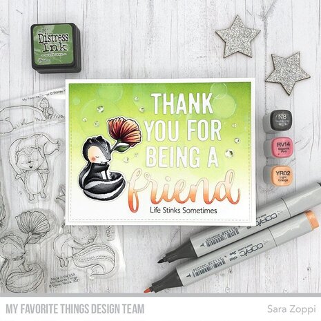 My Favorite Things Sweet Skunks Clear Stamps (SY-41) (OUTLET)