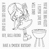 My Favorite Things Grill-friend Clear Stamps (TI-018) (OUTLET) My Favorite Things Grill-friend Clear Stamps (TI-018) (OUTLET)