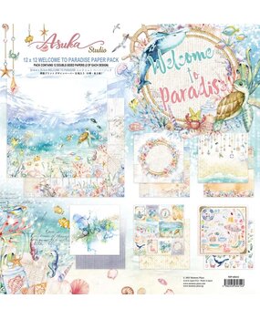 Memory Place Welcome to Paradise 12x12 Inch Paper Pack (MP-60614) (OUTLET) Memory Place Welcome to Paradise 12x12 Inch Paper Pack (MP-60614) (OUTLET)