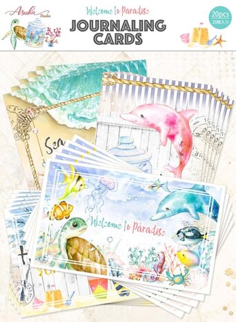 Memory Place Welcome to Paradise Journaling Cards (MP-60628) (OUTLET) Memory Place Welcome to Paradise Journaling Cards (MP-60628) (OUTLET)
